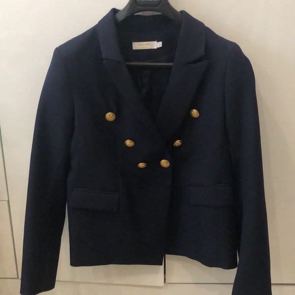 LOA Label Blazer in Navy with Gold Buttons - Picture 5 of 5
